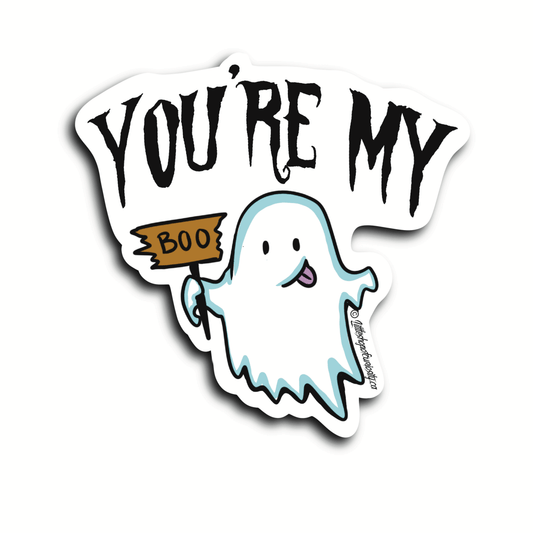 My Boo Sticker - Colour Sticker - Little Shop of Curiosity