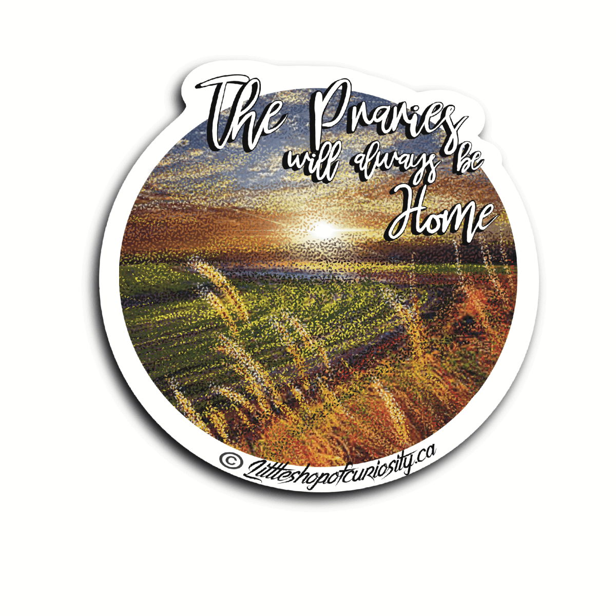 Prairie Home Sticker - Colour Sticker - Little Shop of Curiosity