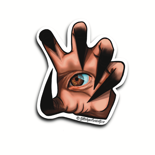 Visionary Hand Sticker - Colour Sticker - Little Shop of Curiosity